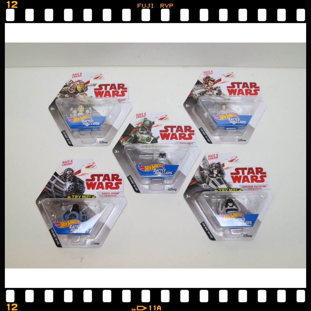 Mattel~Hot~Wheels~Star~Wars~Battle~Rollers~Set~5~